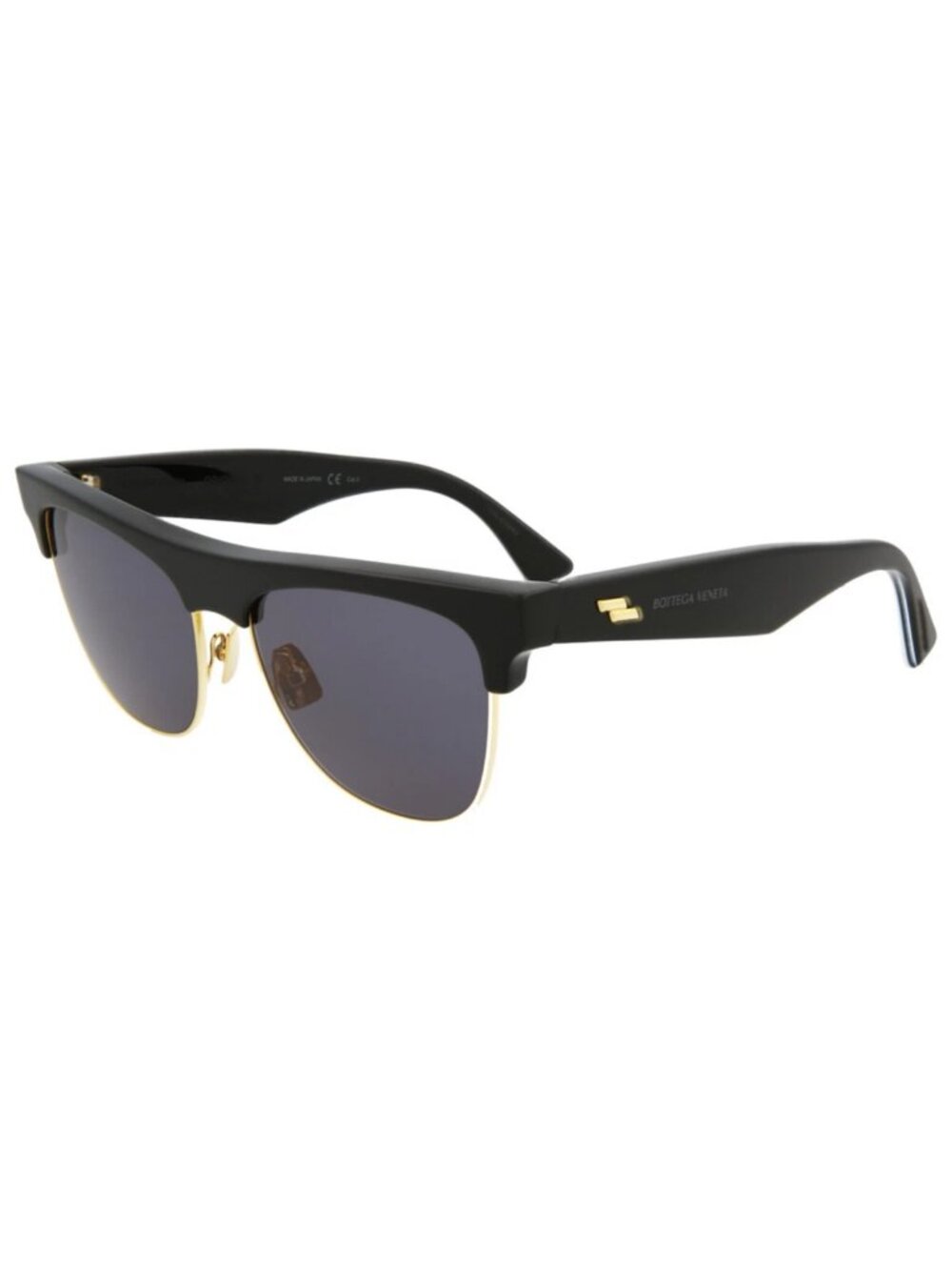 New Bottega Veneta Women's Sunglasses Square Rectangle Acetate Frame Unisex Grey